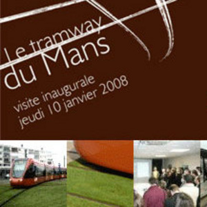 Richez Associes - la visite inaugurale du tramway du Mans 