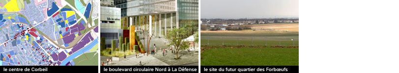 Richez Associes - ... et nouveaux projets urbains à Corbeil, la Défense et Jouy-le-Moutier