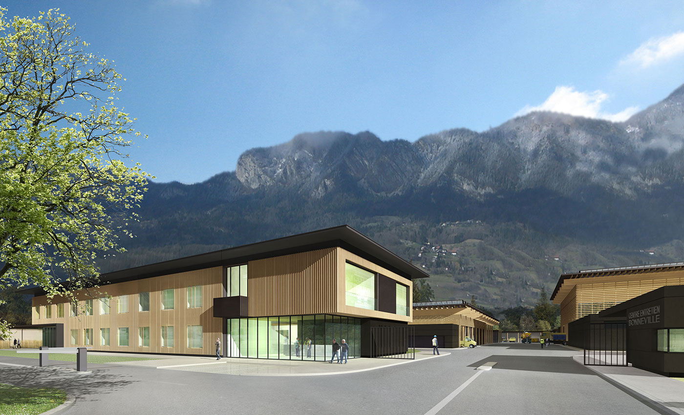 Richez Associes - le centre d’entretien de l’autoroute du Mont Blanc - 4