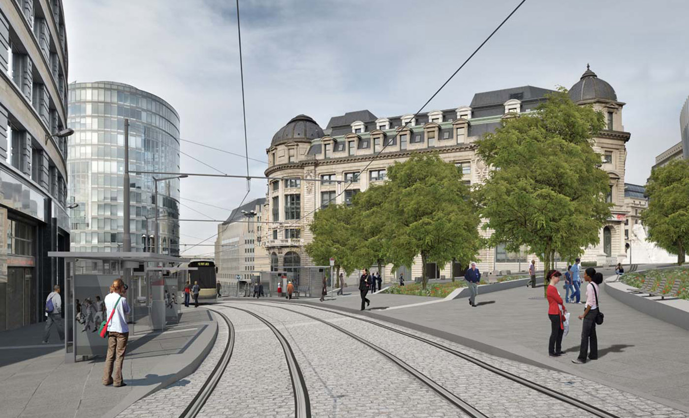 Richez Associés - un tramway à Bruxelles - 6