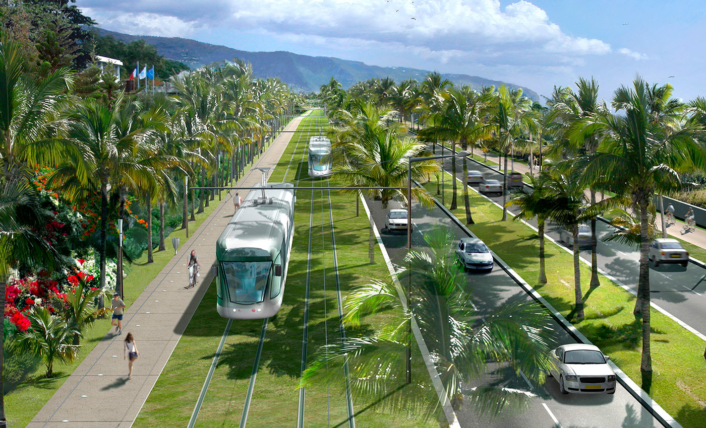 Richez Associés -  le tram-train de La Réunion - 1