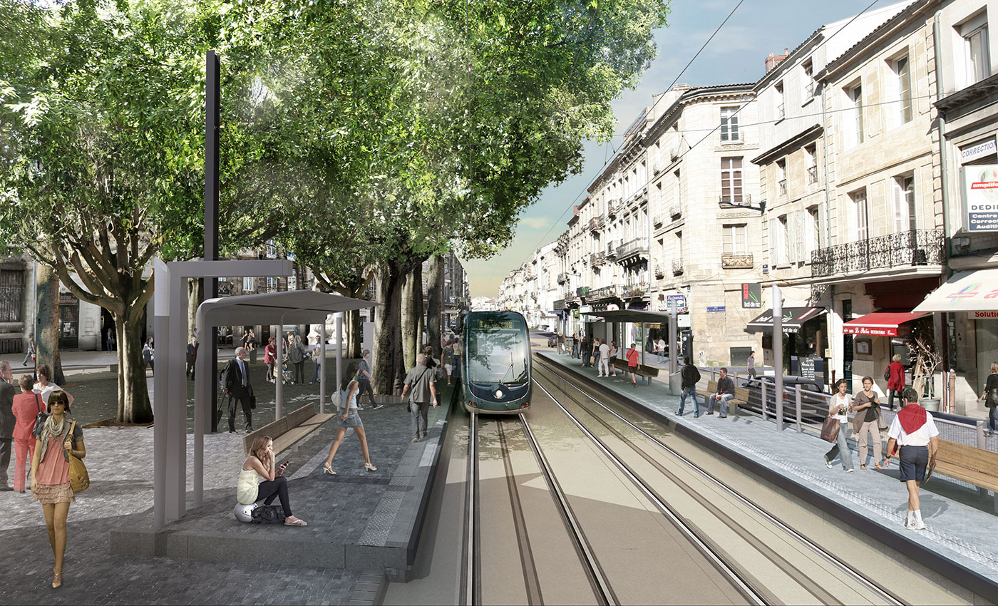 Richez Associés - la ligne D du tramway de Bordeaux - 1