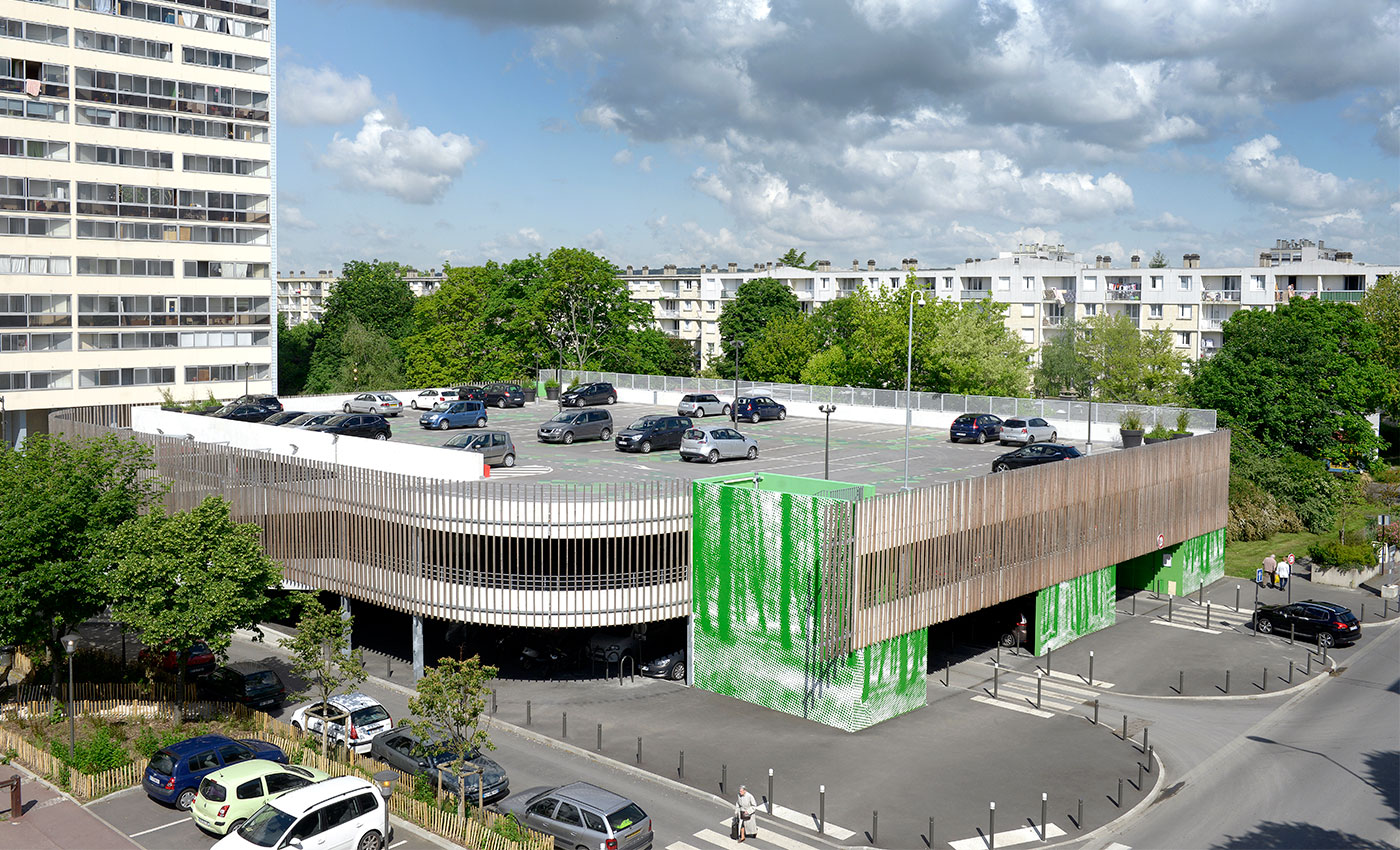Richez Associés - le parc de stationnement du square des Néerlandais - 3