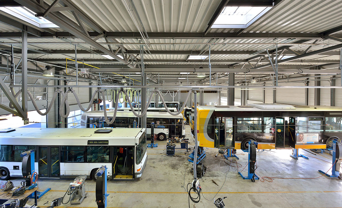 Richez Associes - Le Terminus, bus maintenance depot - 6