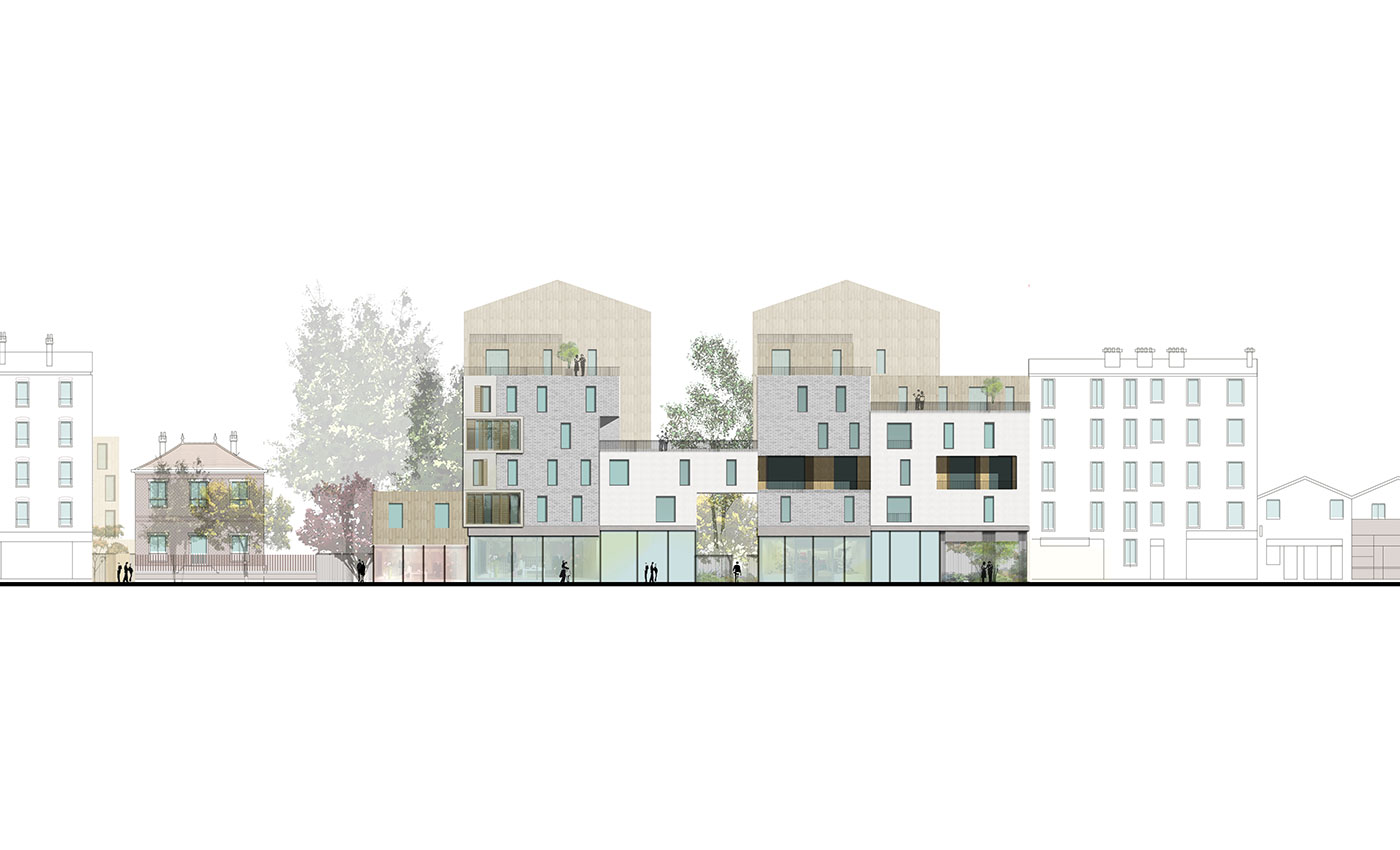 Richez Associes - 46 housing units, Quartier République - 4