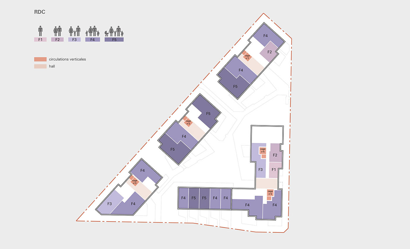 Richez Associes - Aérostat development 98 housing units - 8