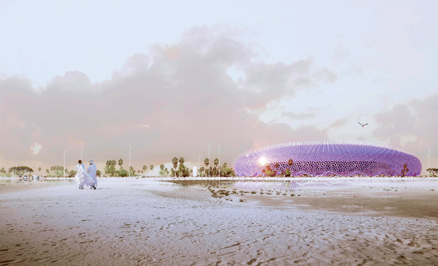 Richez Associés - un paysage pour le parking du stade de Qassim - 1