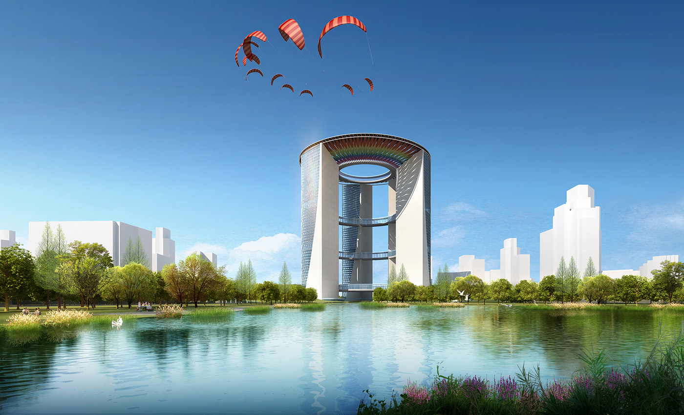 Richez Associes - A new city center for Weifang - 1