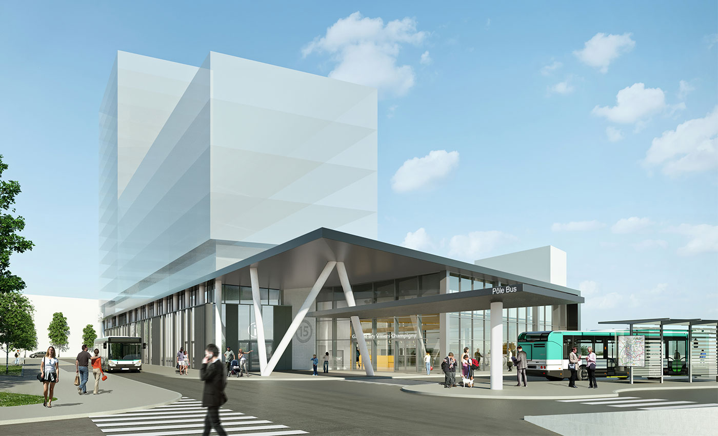 Richez Associés - la gare de Bry-Villiers-Champigny pour la ligne 15 du Grand Paris Express - 5