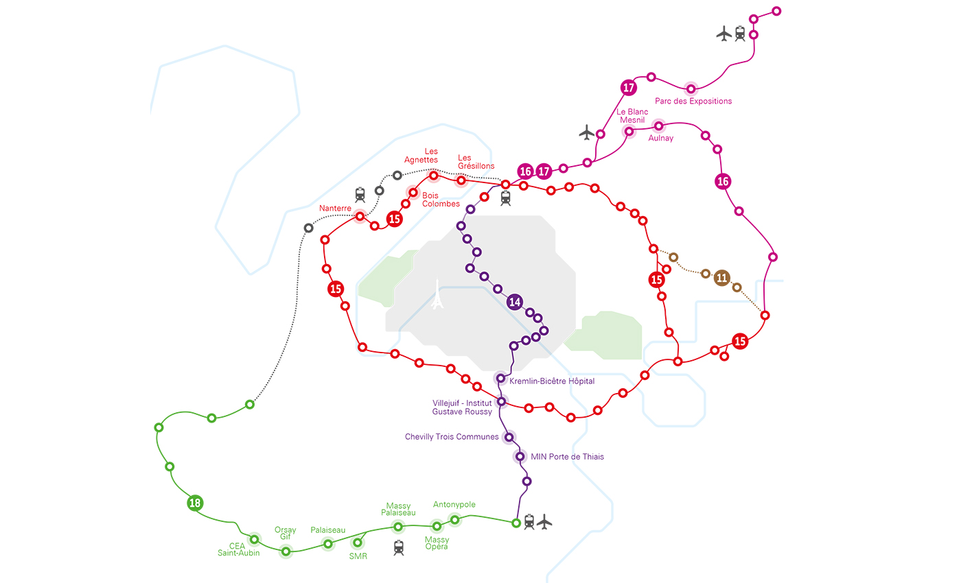Richez Associes - 18 metro stations for Grand Paris  - 1