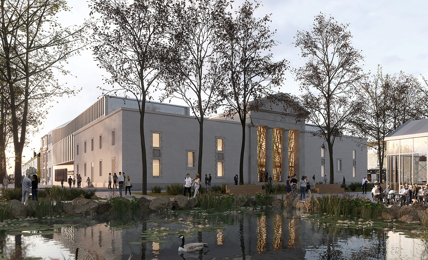Richez Associés - le carré de l’Hôtel de Ville et d’Agglomération et le nouveau musée Espace Napoléon - 4