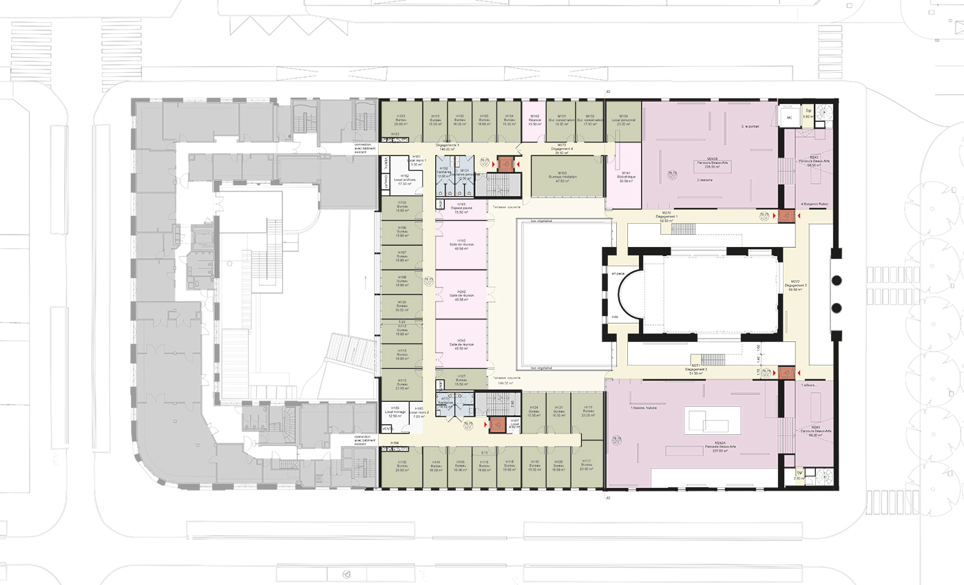 Richez Associés - le carré de l’Hôtel de Ville et d’Agglomération et le nouveau musée Espace Napoléon - 9