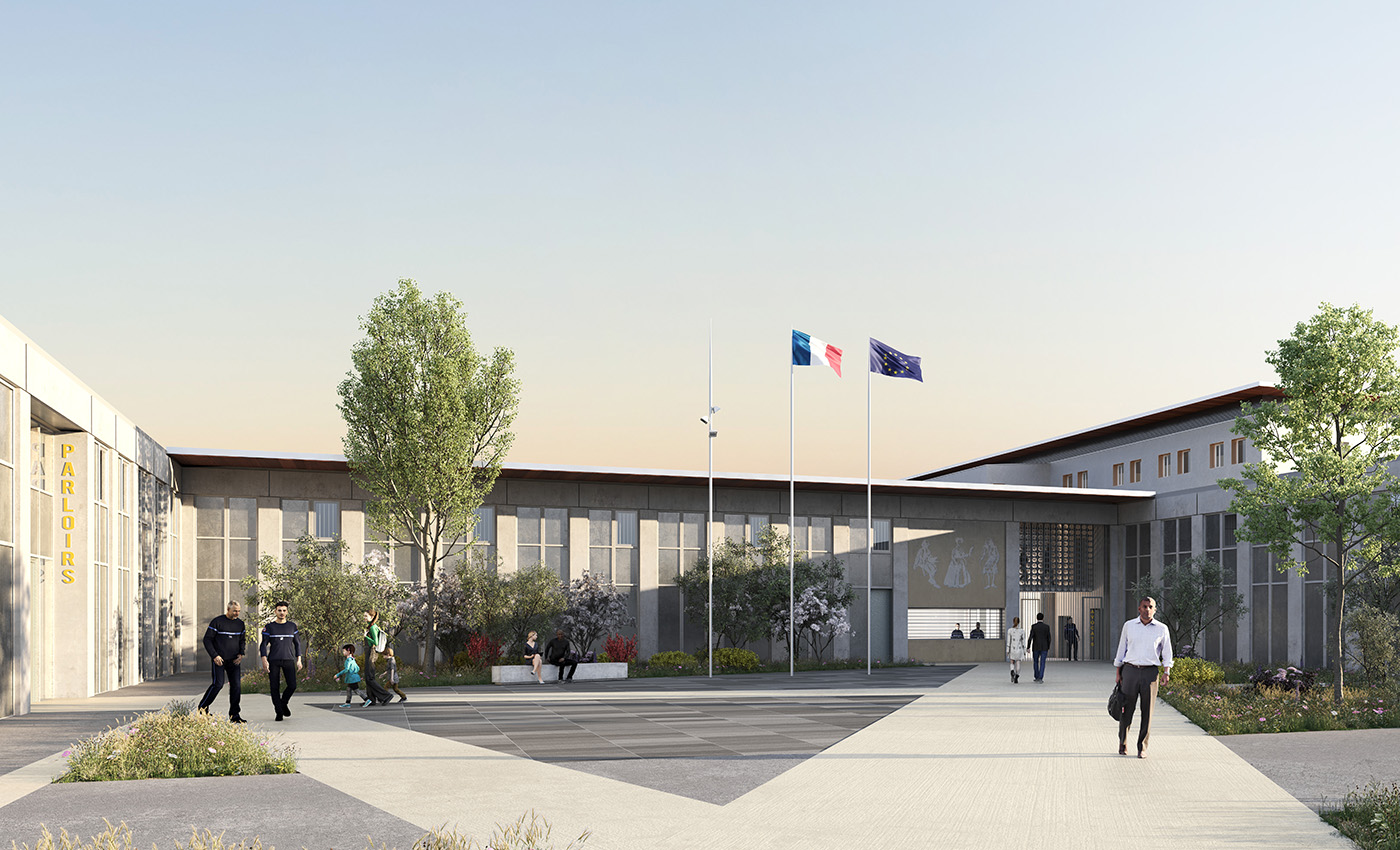 Richez Associés - le centre pénitentiaire de Caen-Ifs - 2