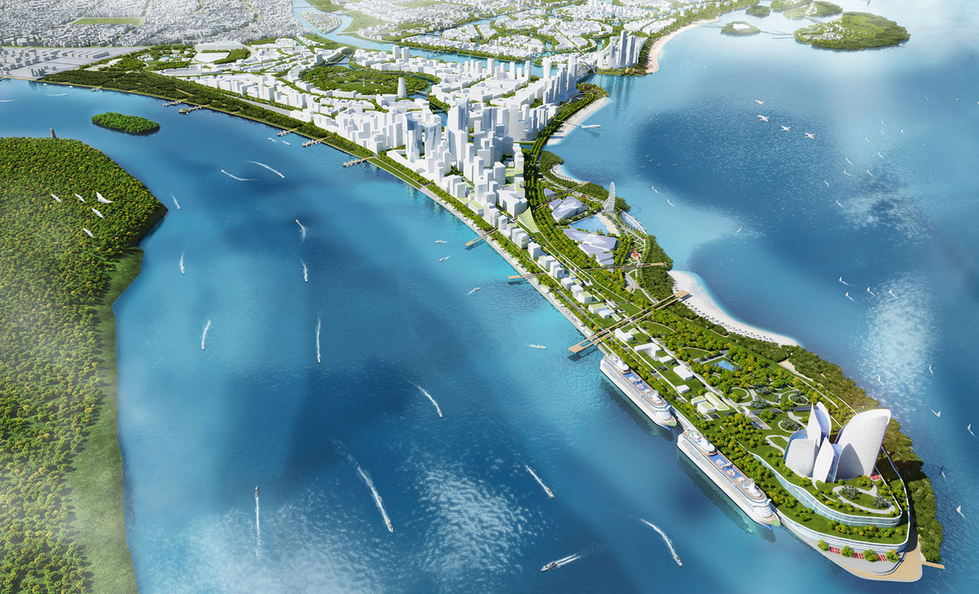 Richez Associes - a new seafront for Shantou - 2